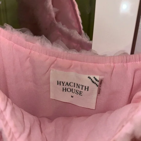 Hyacinth House Pink Textured Cora Mini Dress - Picture 3 of 4